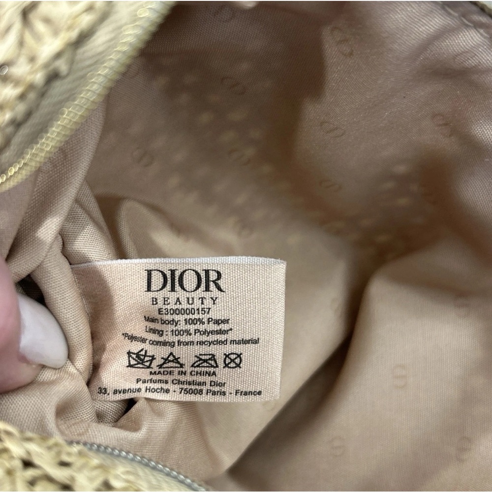 🔆DIOR  summer Beige Woven Wristlet 2025 - Picture 7 of 8